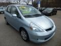 Lunar Mist Blue Metallic 2007 Honda Fit Standard Fit Model Exterior