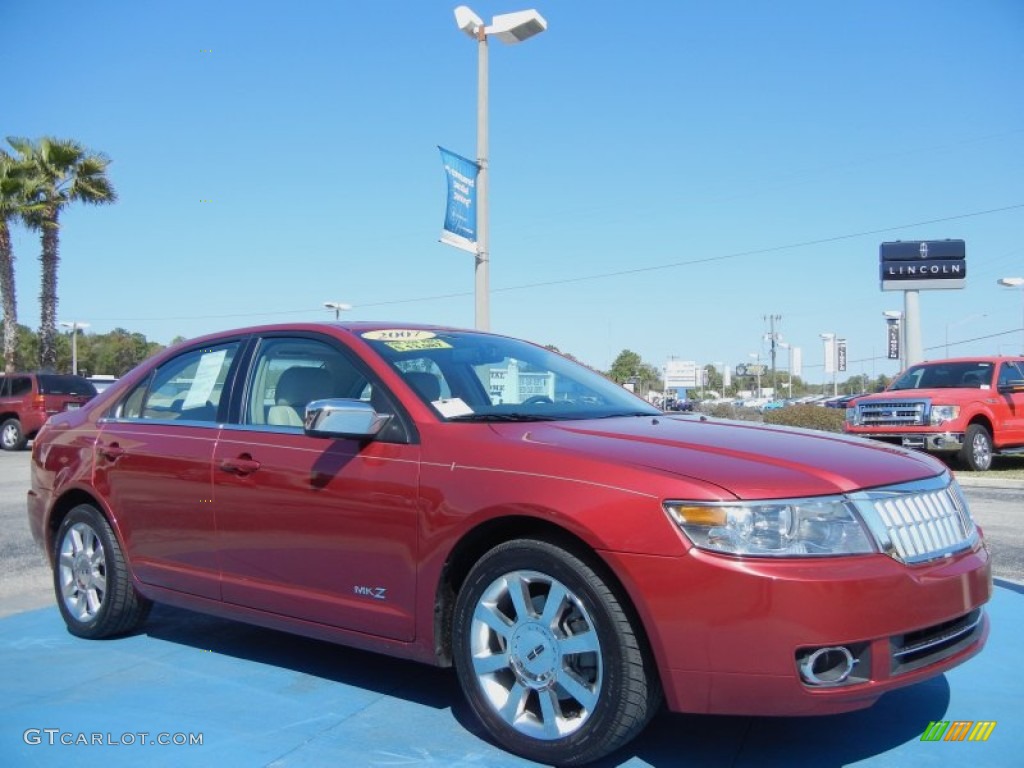 Merlot Metallic 2007 Lincoln MKZ Sedan Exterior Photo #78384981