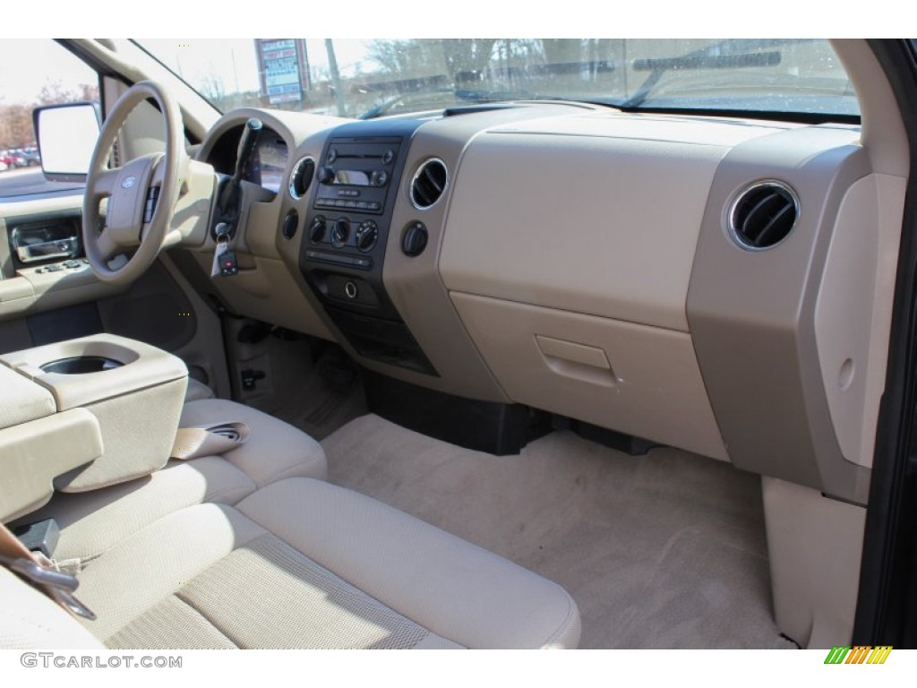 2005 F150 STX SuperCab 4x4 - Dark Stone Metallic / Tan photo #9