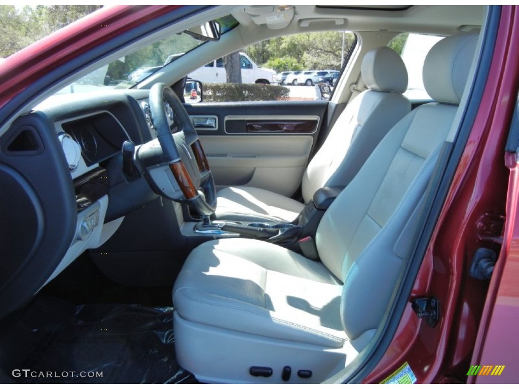 Light Stone Interior 2007 Lincoln MKZ Sedan Photo #78385090