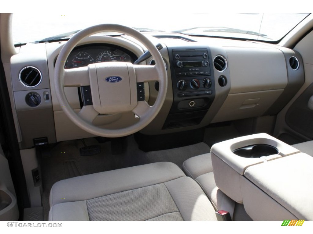 2005 F150 STX SuperCab 4x4 - Dark Stone Metallic / Tan photo #16