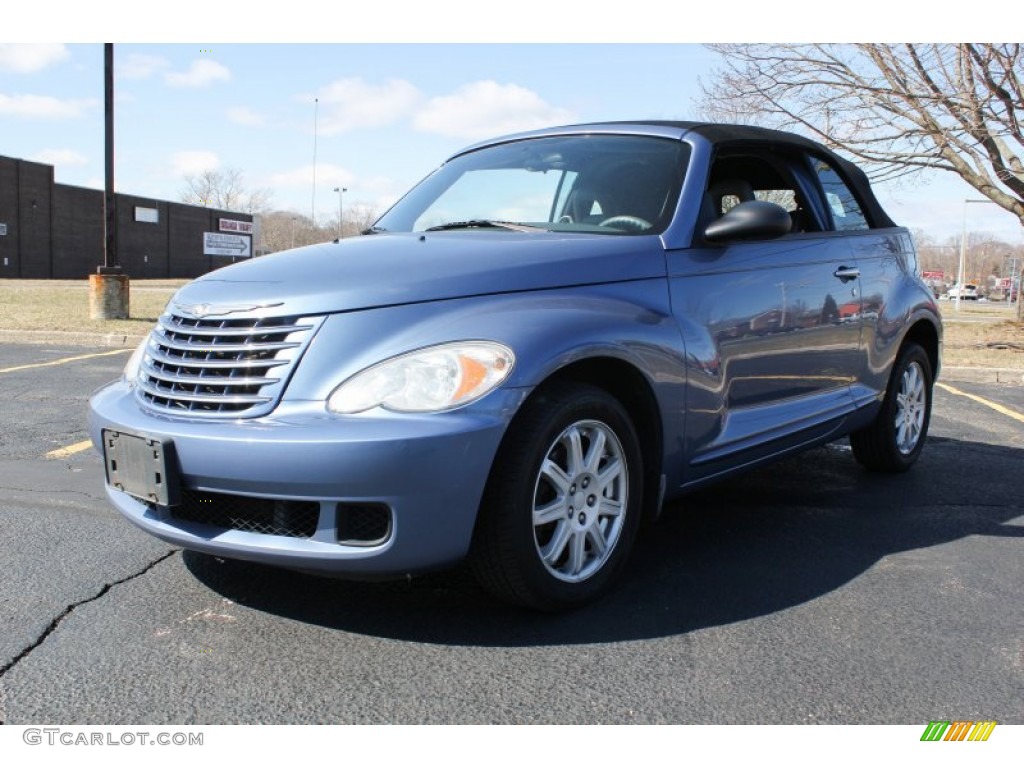 2007 PT Cruiser Convertible - Marine Blue Pearl / Pastel Slate Gray photo #1