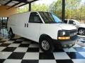 Summit White 2007 Chevrolet Express 3500 Extended Commercial Van Exterior