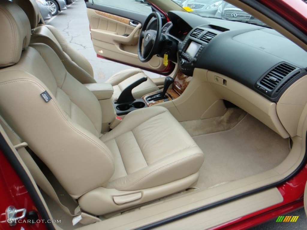 2003 Honda Accord EX V6 Coupe Front Seat Photo #78385420