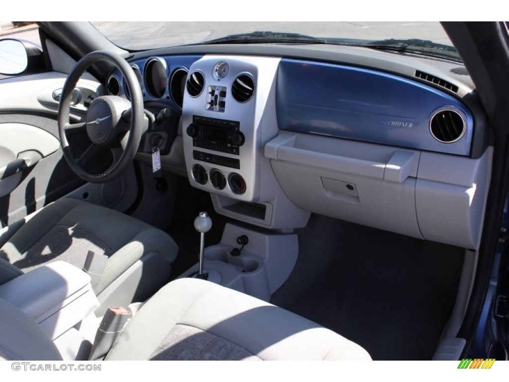 2007 PT Cruiser Convertible - Marine Blue Pearl / Pastel Slate Gray photo #9