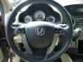 Beige 2012 Honda Pilot EX 4WD Steering Wheel