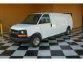 Summit White - Express EXT 3500 Commercial Van Photo No. 3