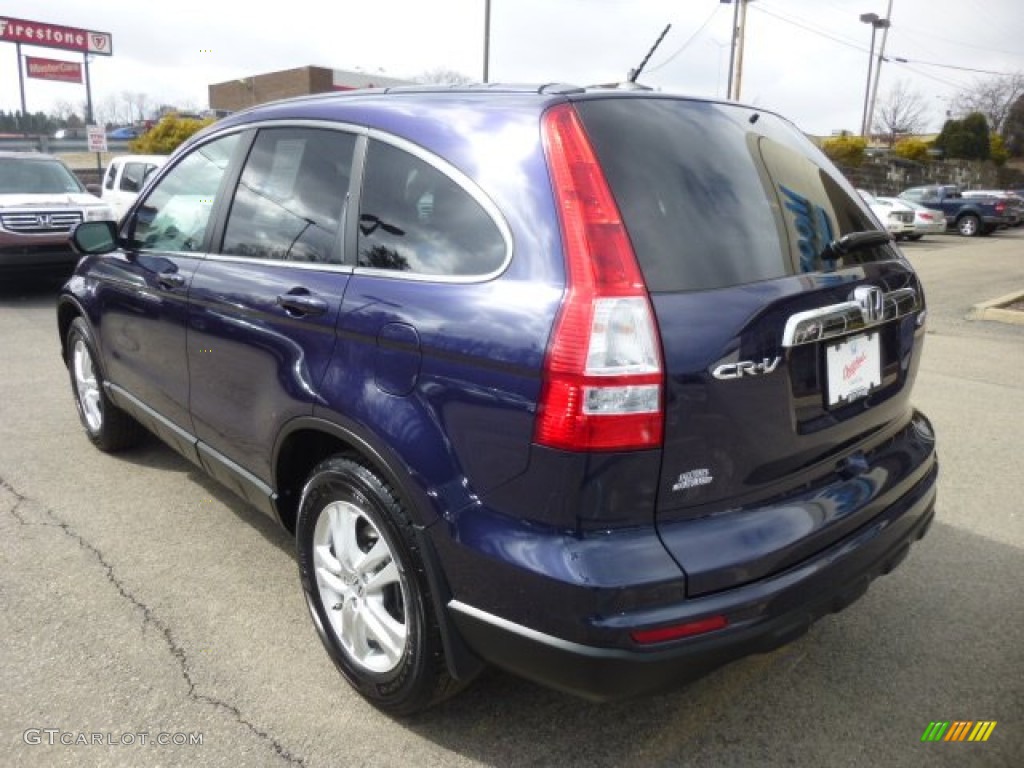 2011 CR-V EX-L 4WD - Royal Blue Pearl / Gray photo #3