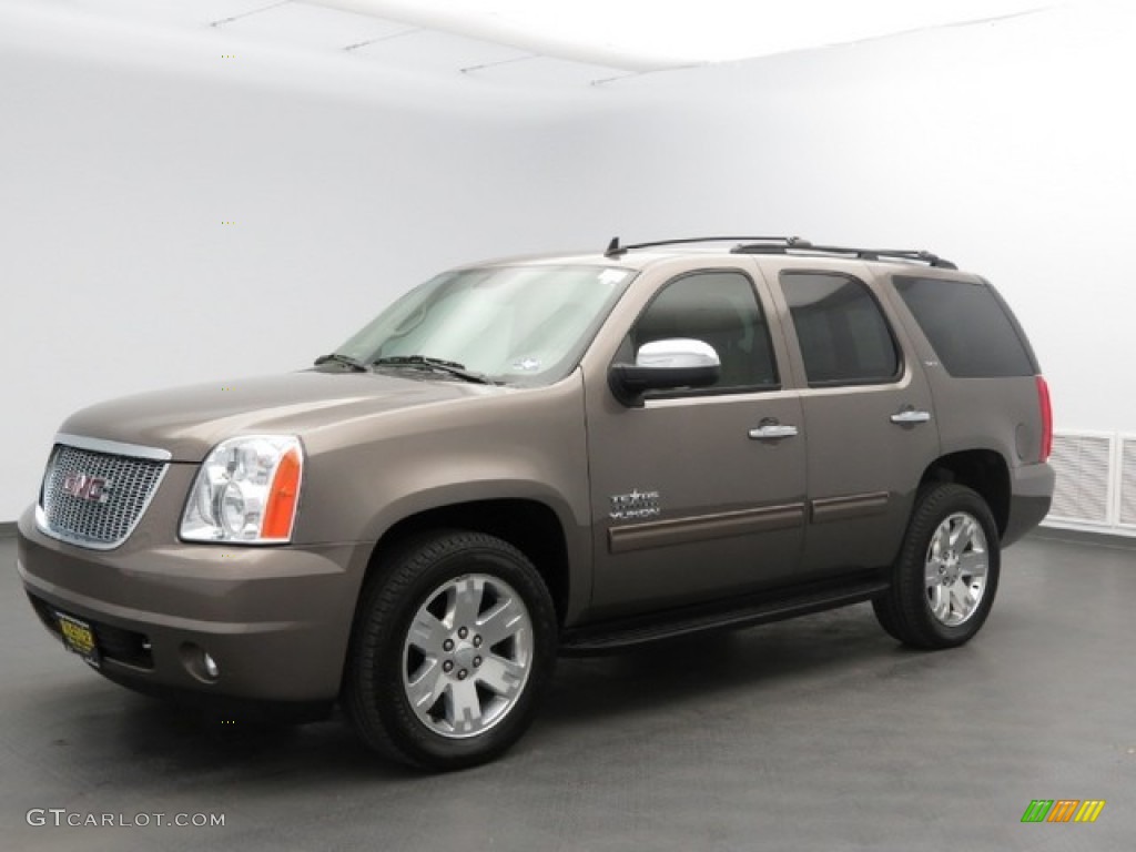 2011 Yukon SLT - Mocha Steel Metallic / Light Tan photo #1