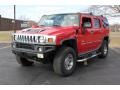 2004 Victory Red Hummer H2 SUV #78374833