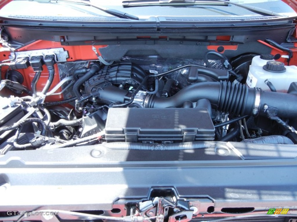 2013 Ford F150 XLT SuperCrew 3.7 Liter Flex-Fuel DOHC 24-Valve Ti-VCT V6 Engine Photo #78387758