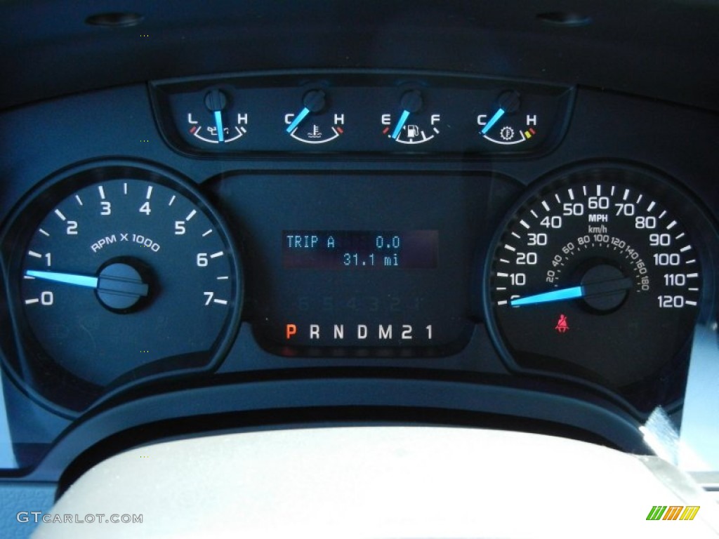 2013 Ford F150 XL SuperCab Gauges Photo #78387990