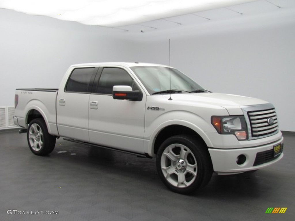 2011 F150 Harley-Davidson SuperCrew 4x4 - White Platinum Metallic Tri-Coat / Black/Silver Smoke photo #3