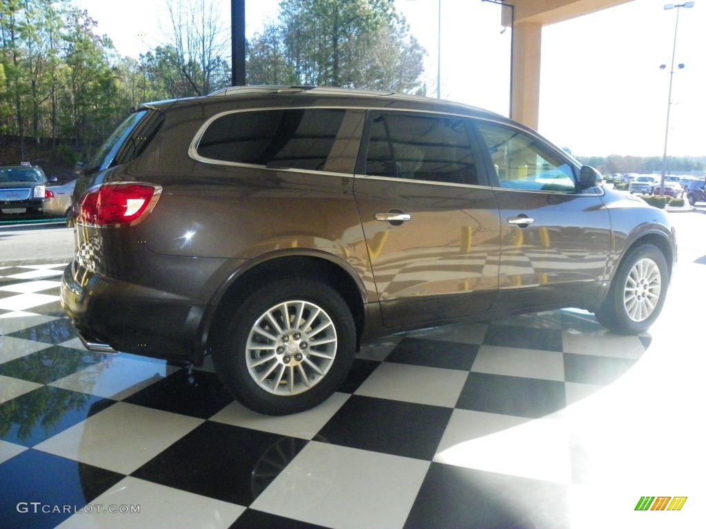 2008 Enclave CXL AWD - Cocoa Metallic / Cashmere/Cocoa photo #6