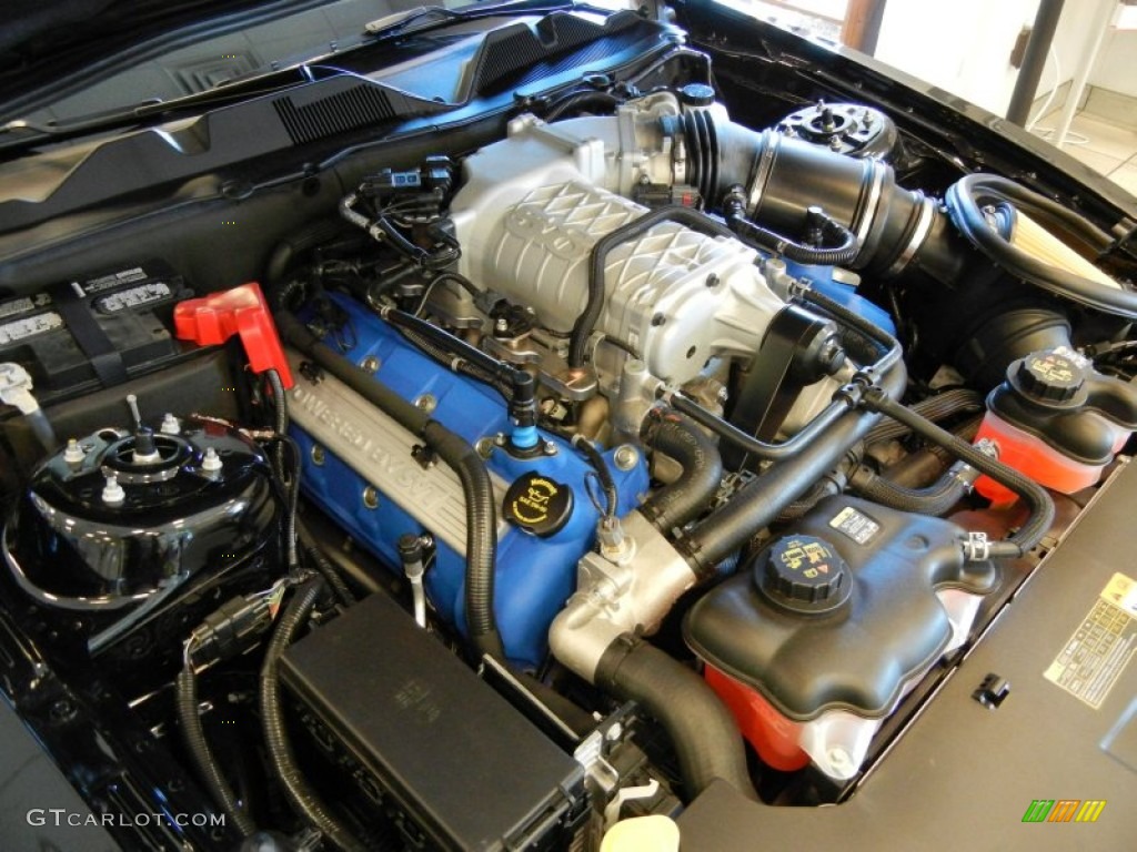 2013 Ford Mustang Shelby GT500 SVT Performance Package Coupe 5.8 Liter Supercharged DOHC 32-Valve Ti-VCT V8 Engine Photo #78389016