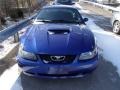 2003 Sonic Blue Metallic Ford Mustang V6 Coupe  photo #2
