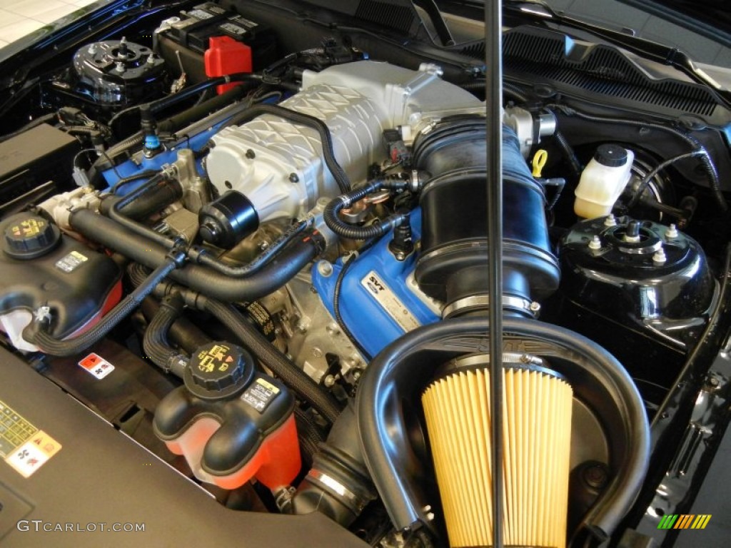 2013 Ford Mustang Shelby GT500 SVT Performance Package Coupe 5.8 Liter Supercharged DOHC 32-Valve Ti-VCT V8 Engine Photo #78389039
