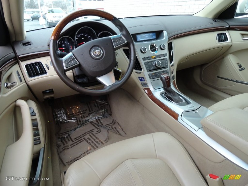 Cashmere/Cocoa Interior 2010 Cadillac CTS 4 3.0 AWD Sedan Photo #78389789
