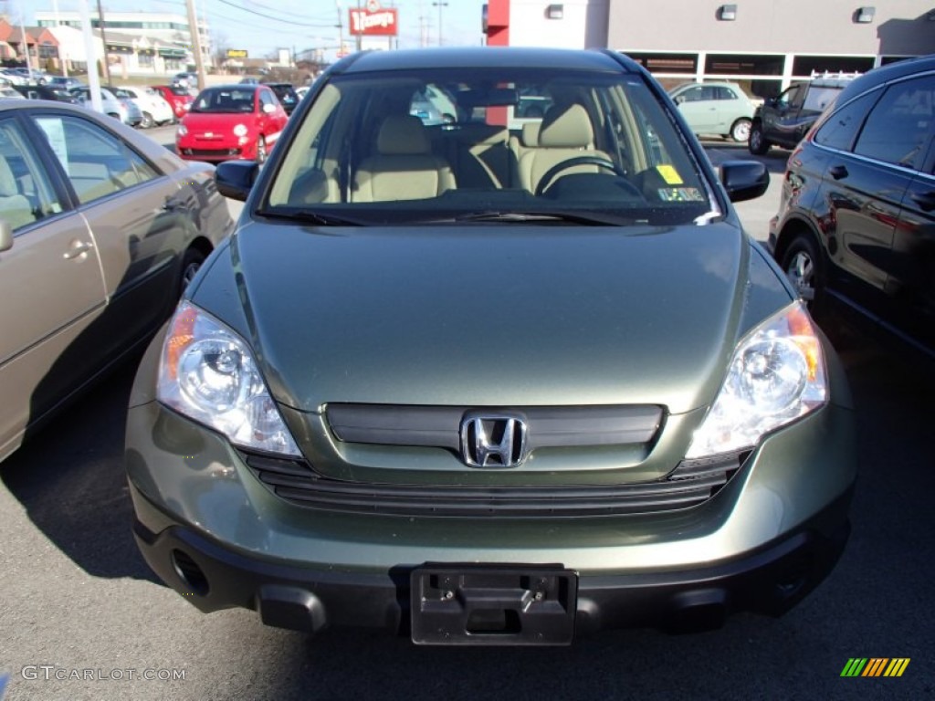 2008 CR-V LX - Green Tea Metallic / Ivory photo #2