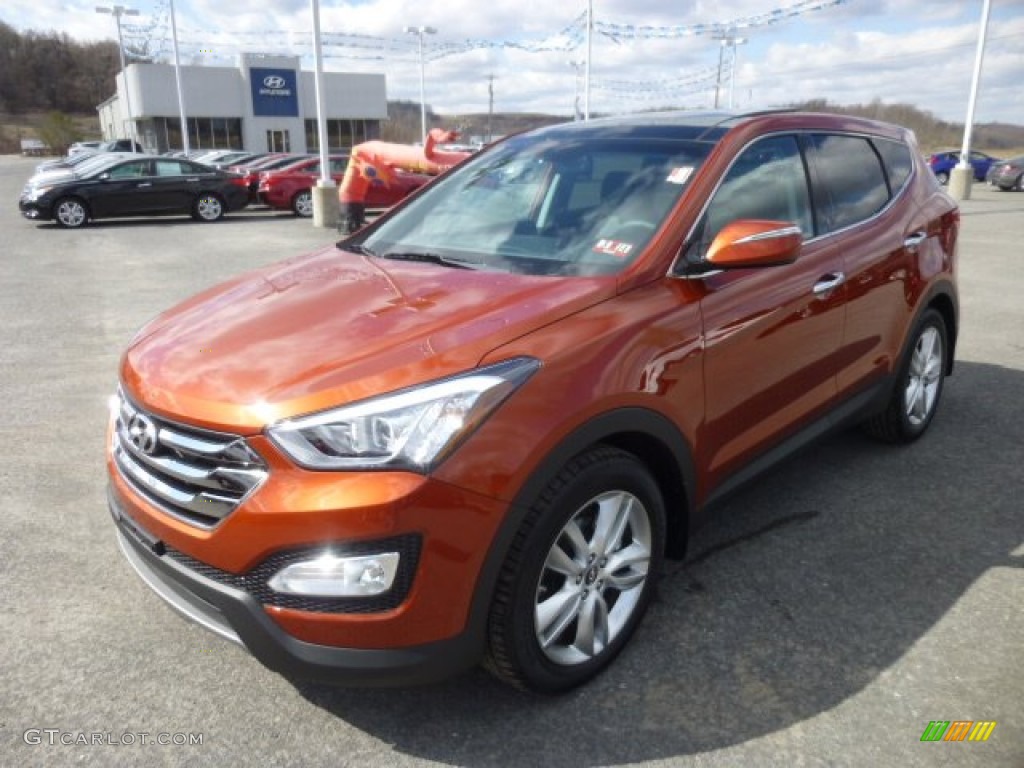 Canyon Copper 2013 Hyundai Santa Fe Sport 2.0T AWD Exterior Photo #78390281