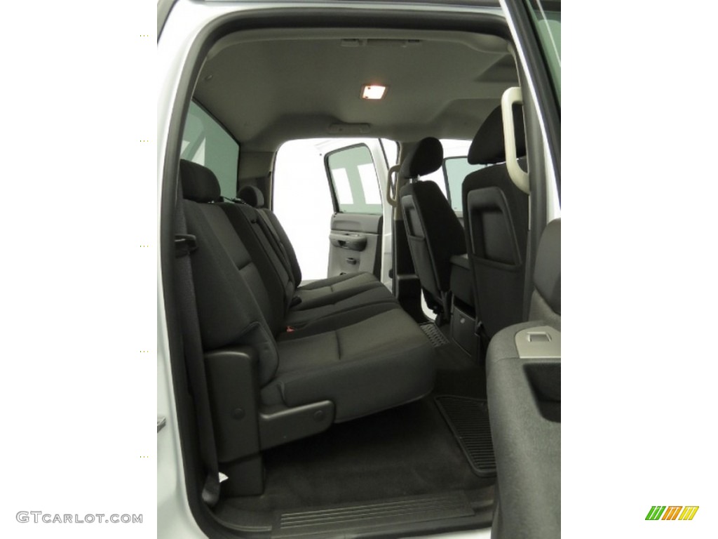 2012 Sierra 1500 SLE Crew Cab - Summit White / Ebony photo #14