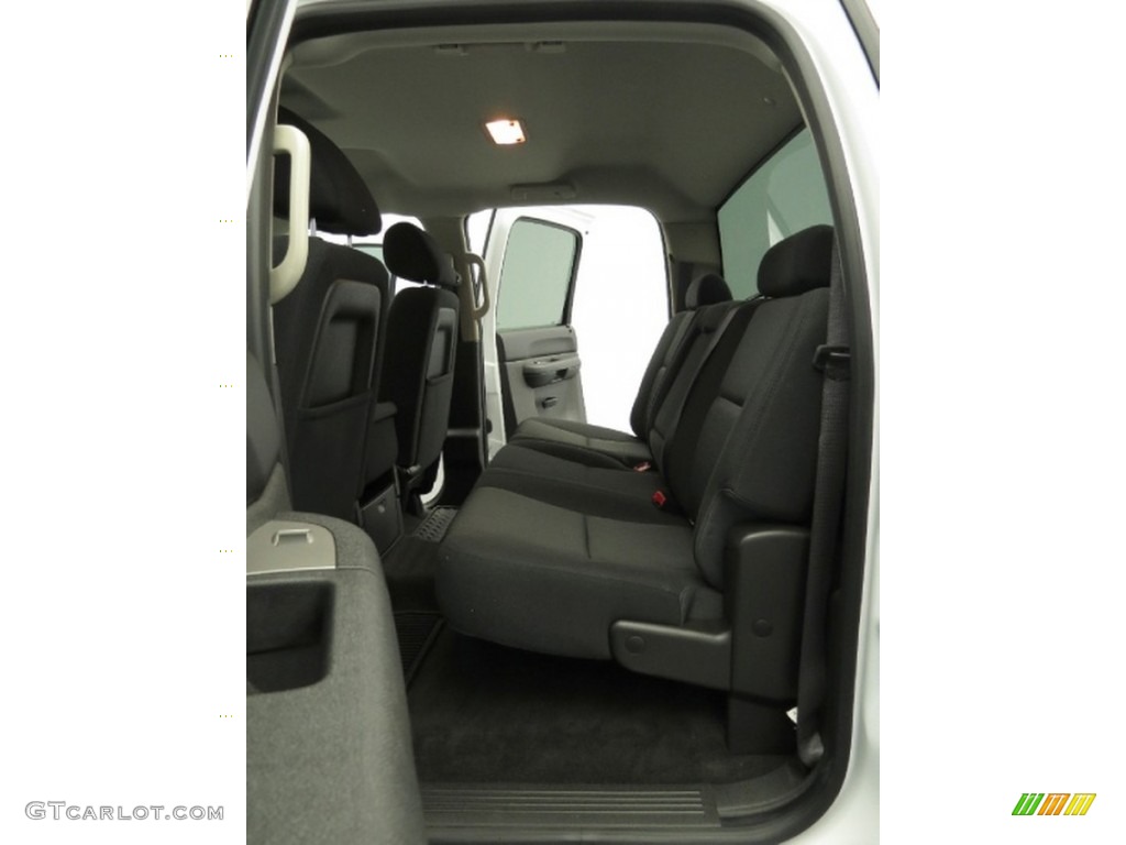 2012 Sierra 1500 SLE Crew Cab - Summit White / Ebony photo #15
