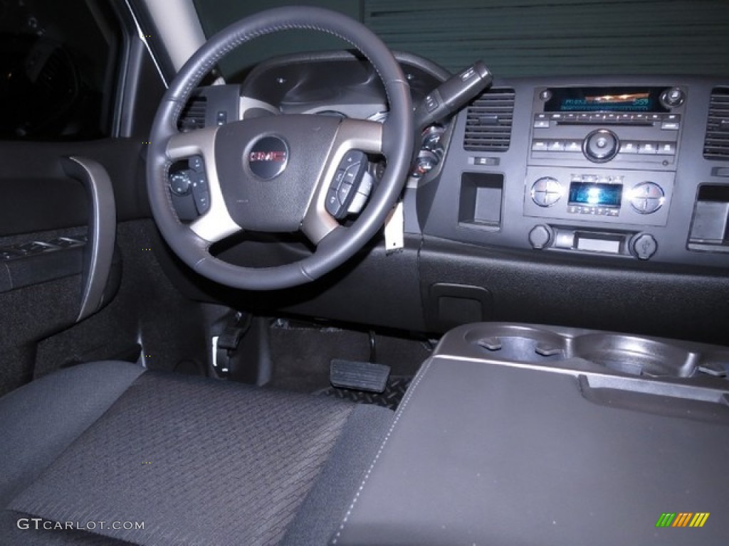 2012 Sierra 1500 SLE Crew Cab - Summit White / Ebony photo #19