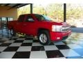 2007 Victory Red Chevrolet Silverado 1500 LTZ Crew Cab  photo #1