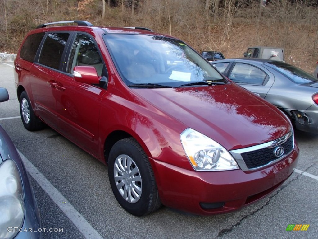 Claret Red 2012 Kia Sedona LX Exterior Photo #78390734