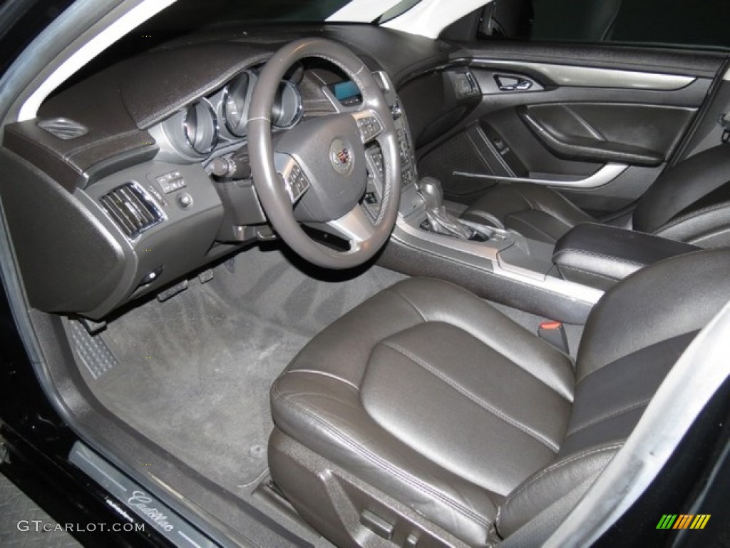 Ebony Interior 2008 Cadillac CTS Sedan Photo #78391009