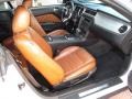  2010 Mustang V6 Premium Convertible Saddle Interior