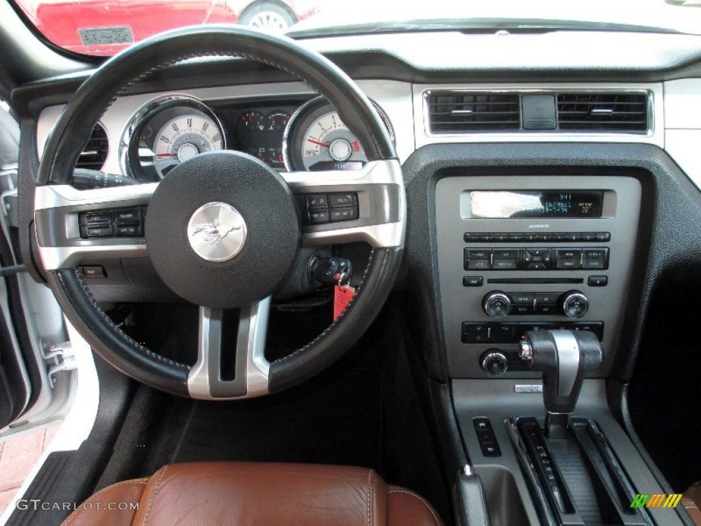 2010 Ford Mustang V6 Premium Convertible Saddle Dashboard Photo #78391071