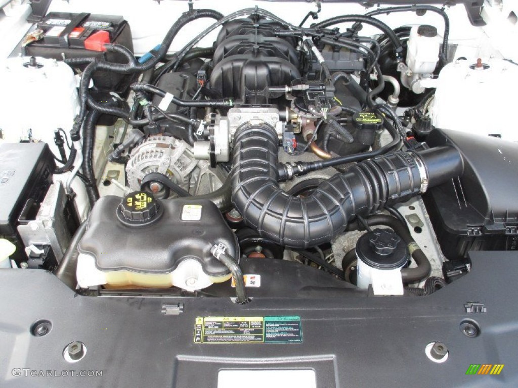 2010 Ford Mustang V6 Premium Convertible Engine Photos