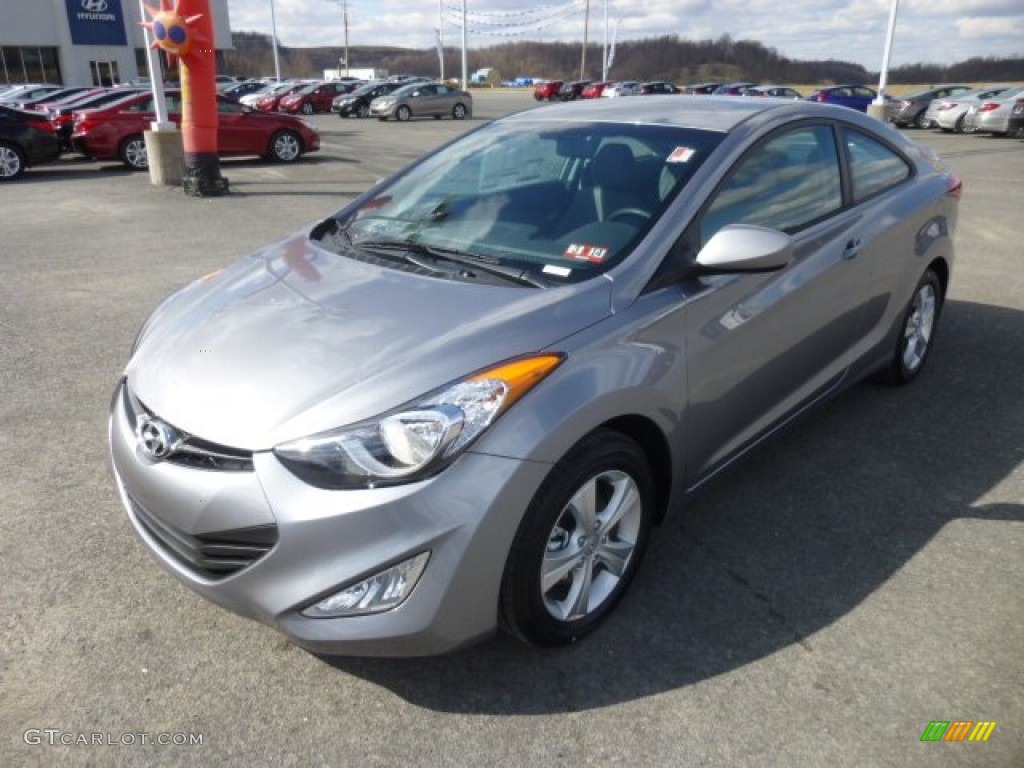 2013 Elantra Coupe GS - Titanium Gray Metallic / Gray photo #3