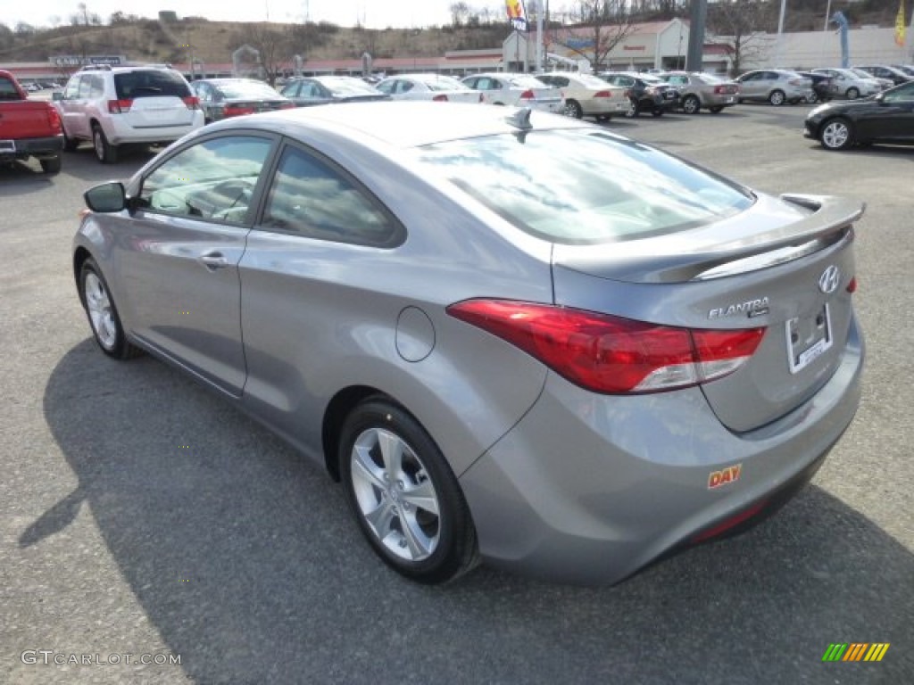 2013 Elantra Coupe GS - Titanium Gray Metallic / Gray photo #5
