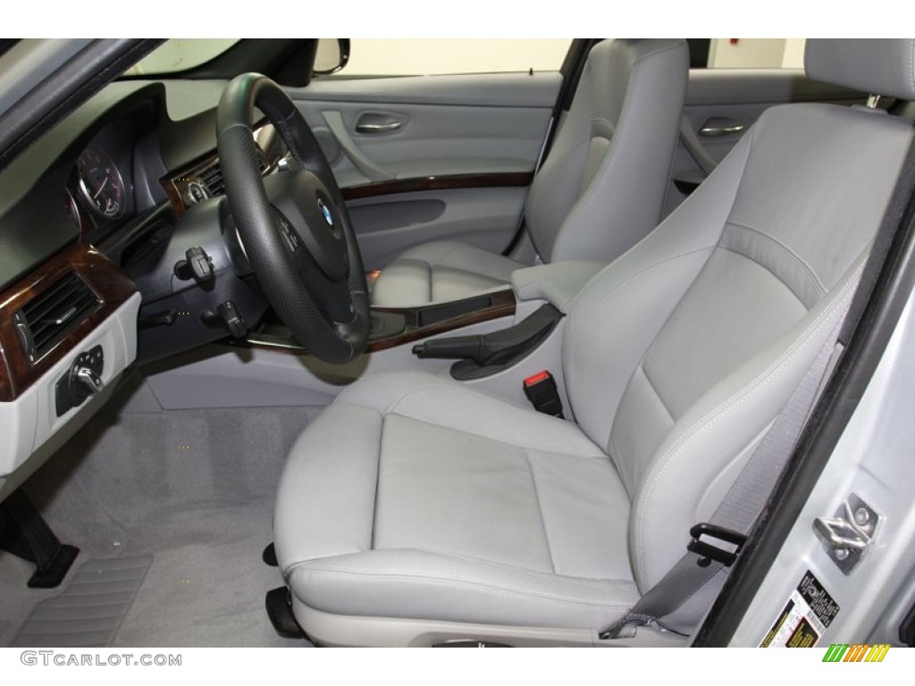 Gray Dakota Leather Interior 2010 BMW 3 Series 328i Sedan Photo #78391767