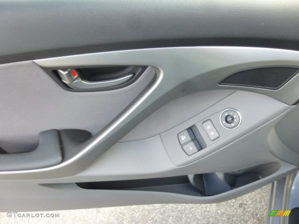 2013 Elantra Coupe GS - Titanium Gray Metallic / Gray photo #16