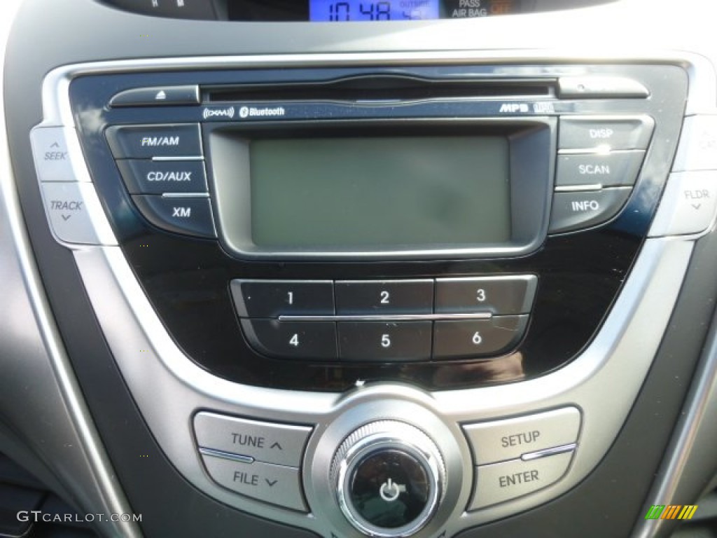 2013 Elantra Coupe GS - Titanium Gray Metallic / Gray photo #19