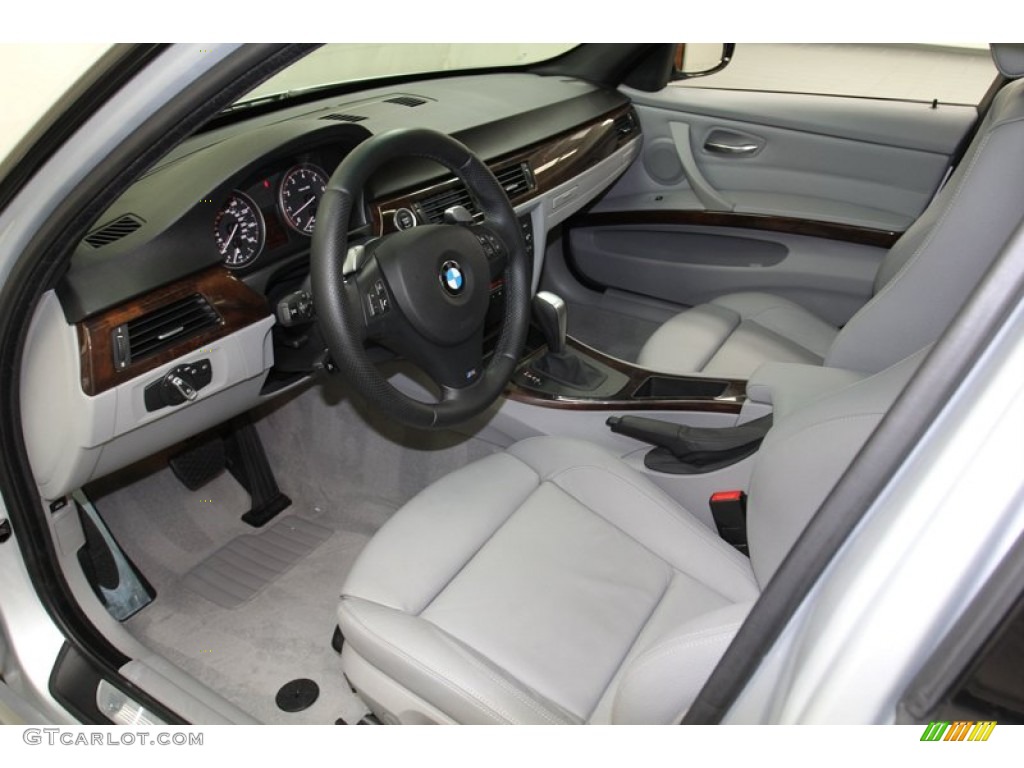 Gray Dakota Leather Interior 2010 BMW 3 Series 328i Sedan Photo #78391997