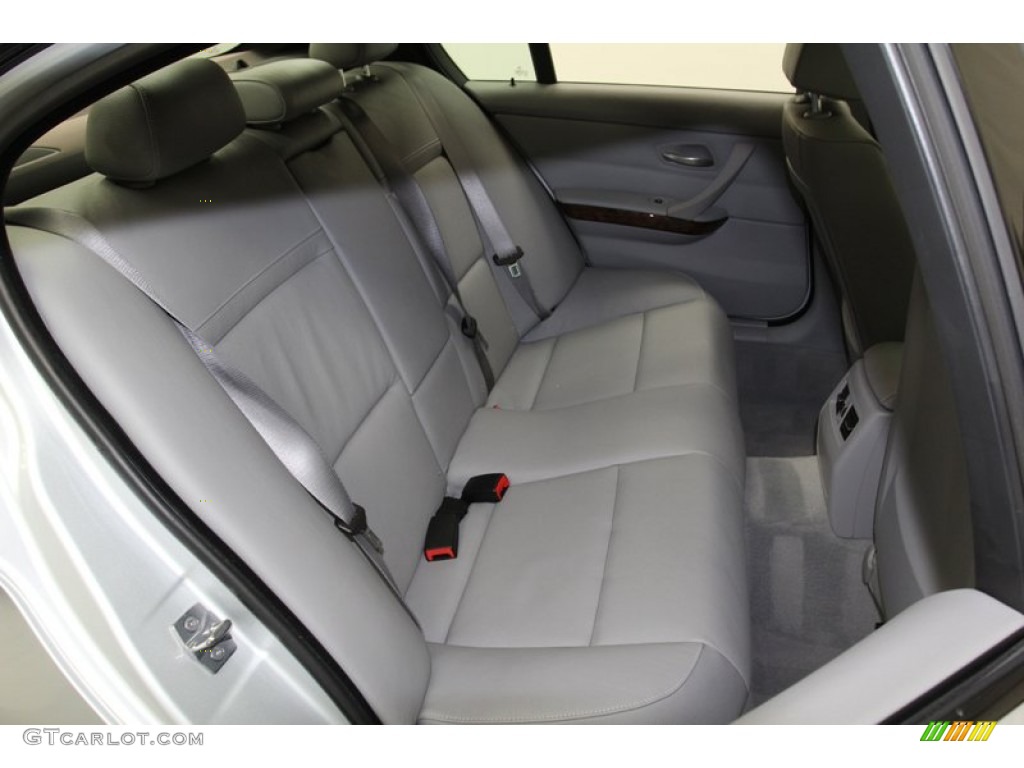 Gray Dakota Leather Interior 2010 BMW 3 Series 328i Sedan Photo #78392444