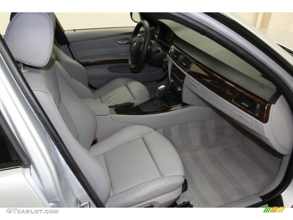 Gray Dakota Leather Interior 2010 BMW 3 Series 328i Sedan Photo #78392471