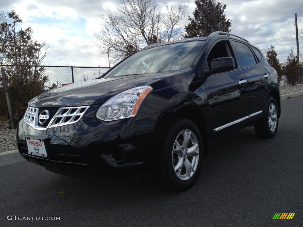 2011 Rogue SV AWD - Black Amethyst / Black photo #1