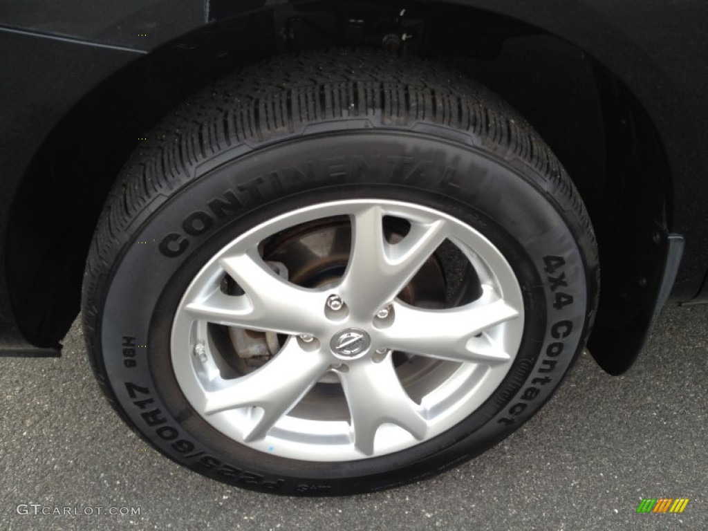 2011 Rogue SV AWD - Black Amethyst / Black photo #3