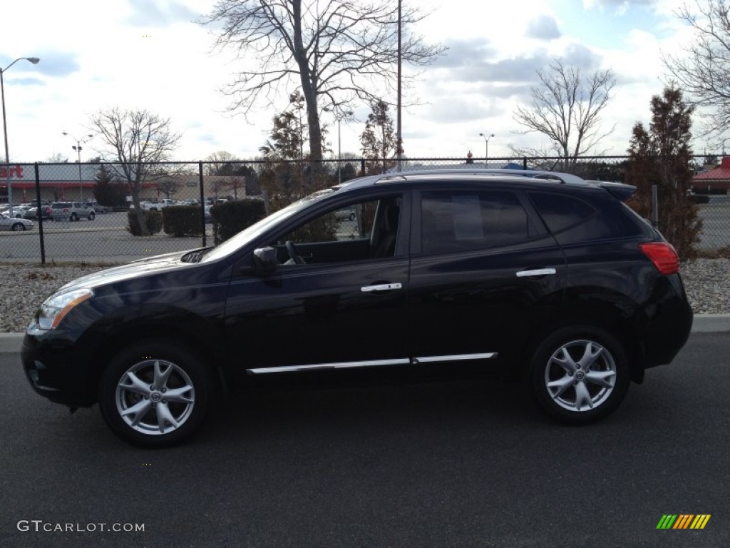 2011 Rogue SV AWD - Black Amethyst / Black photo #4