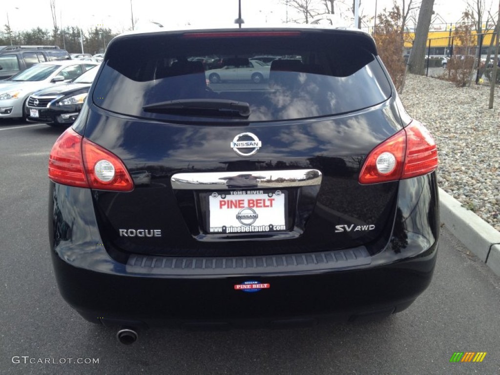 2011 Rogue SV AWD - Black Amethyst / Black photo #6