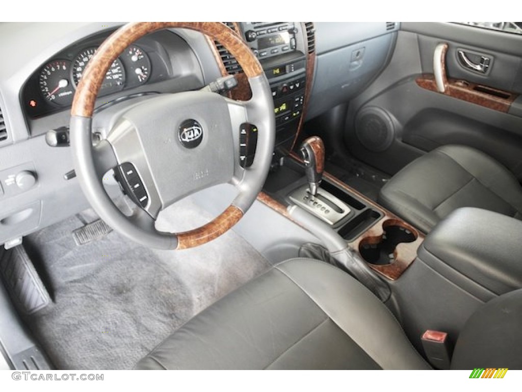 Gray Interior 2003 Kia Sorento EX Photo #78393962