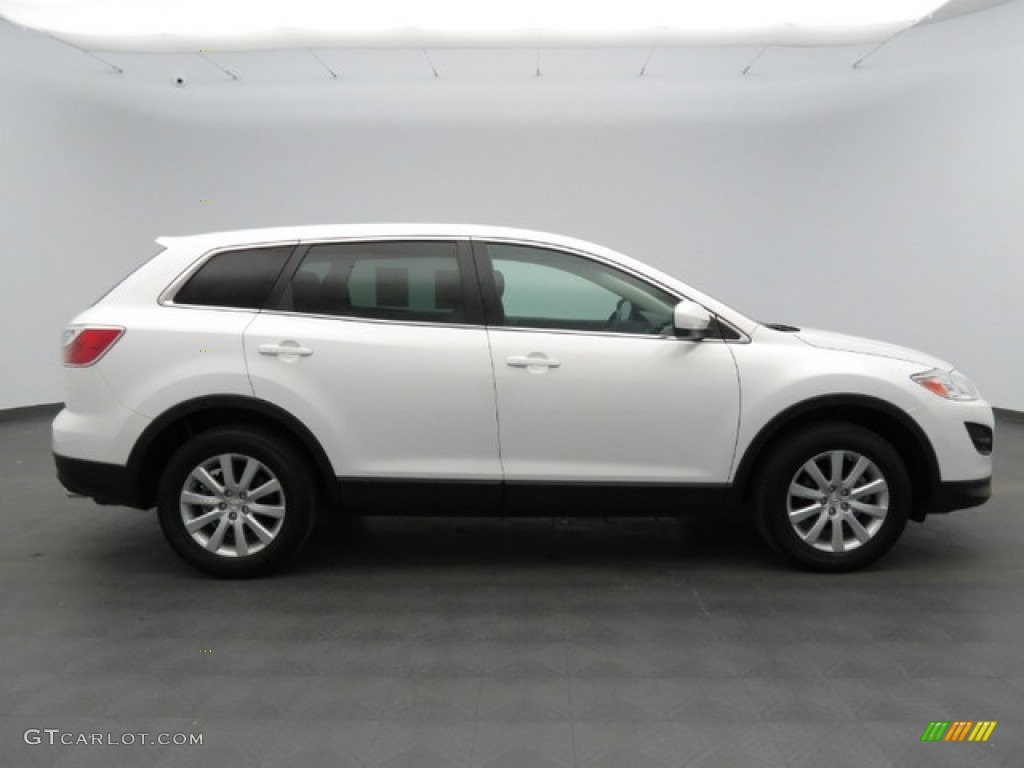2010 CX-9 Sport - Crystal White Pearl Mica / Sand photo #4
