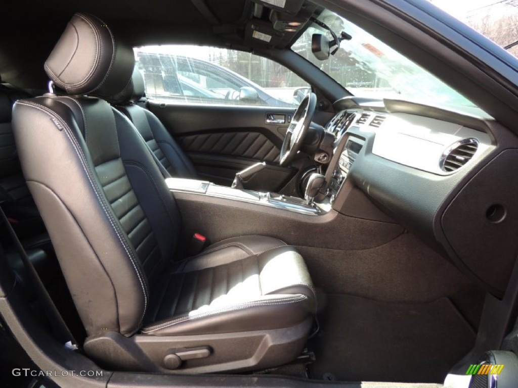 2013 Mustang V6 Premium Convertible - Black / Charcoal Black photo #11