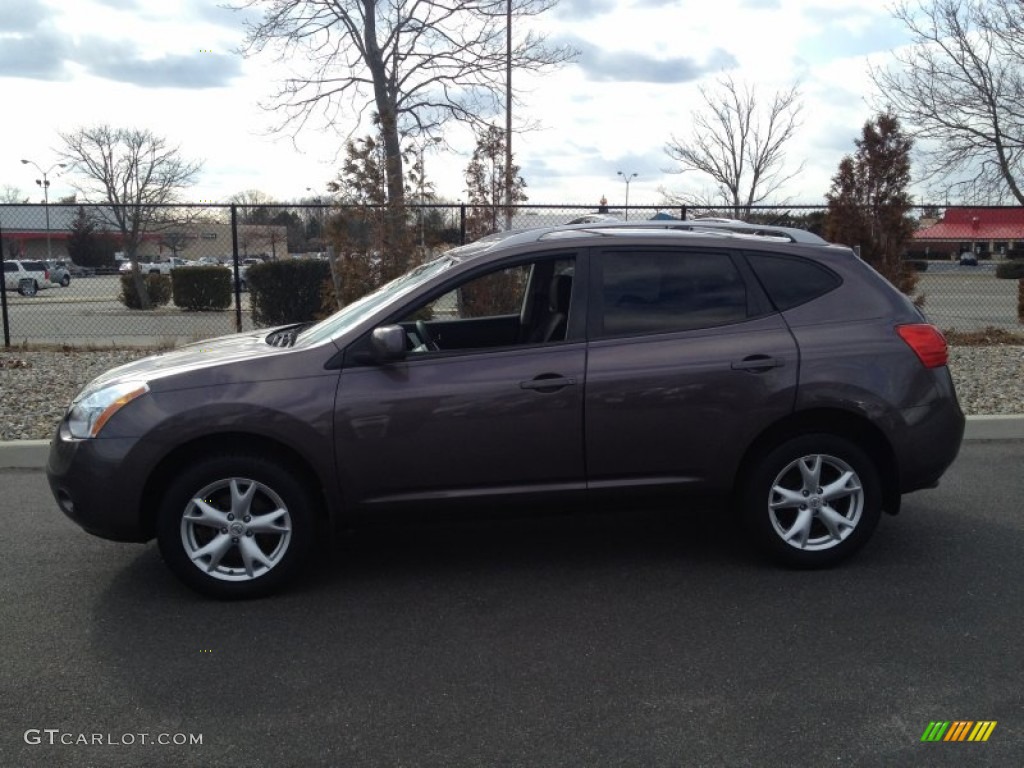 2008 Rogue SL AWD - Iridium Graphite Metallic / Black photo #4