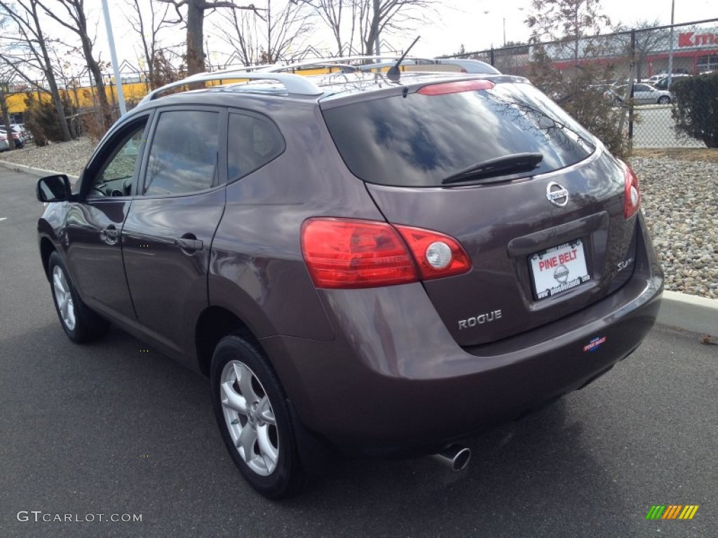 2008 Rogue SL AWD - Iridium Graphite Metallic / Black photo #5